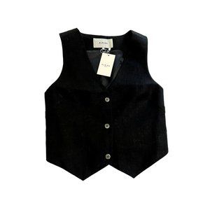 NWT Almina Concept Tencel Vest in Black